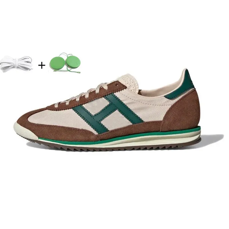 2024 SL 72 HOMBRES Mujeres zapatillas de carreras Diseñador de zapatillas de zapatilla plana mejor escarlatina lino verde amaril