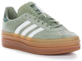 Adidas Gazelle Bold Zapatillas Deportivas Mujer de Piel de Gamuza Verde