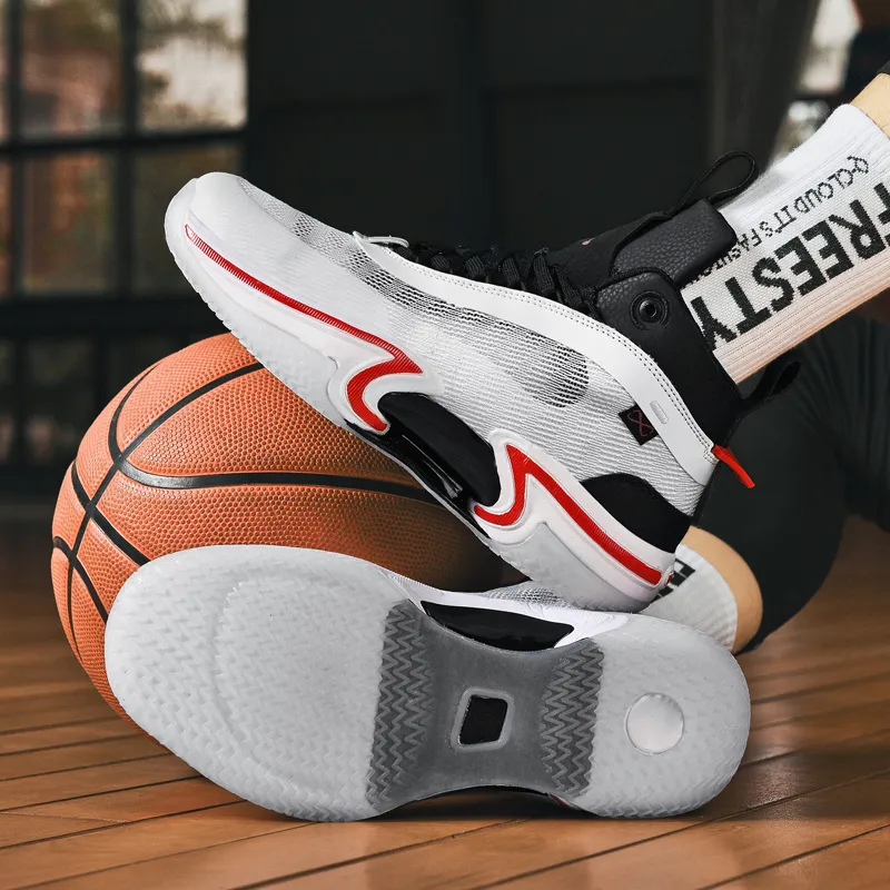 Baloncesto Hombres para hombres Agradable Agradable Agradable Cojas para usar zapatillas deportivas para caminar Sports Mesh Ath