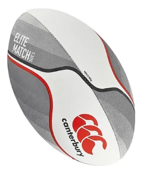 Balón Rugby Canterbury Elite Match N°5 Blanco/Gris