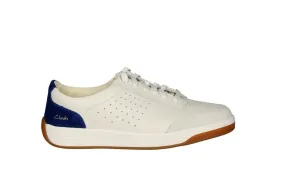 Blucher Piel/nobuck Blanco Pieza Talon Azul