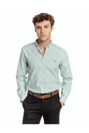 CAMISA BOTÓN OXFORD MINIRAYA