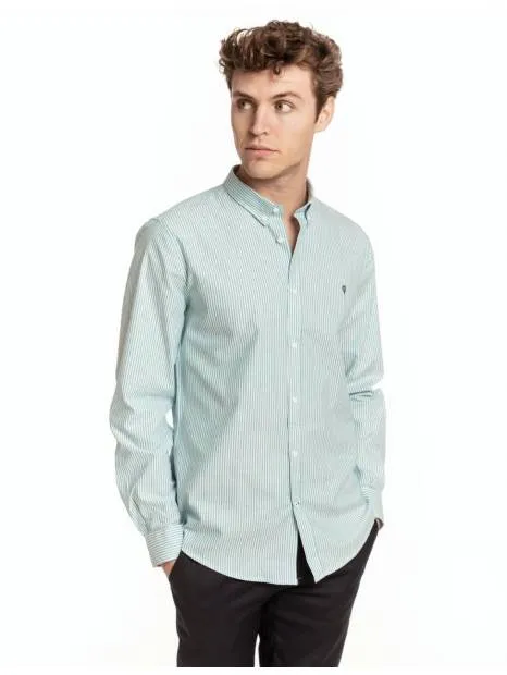 CAMISA BOTÓN OXFORD MINIRAYA