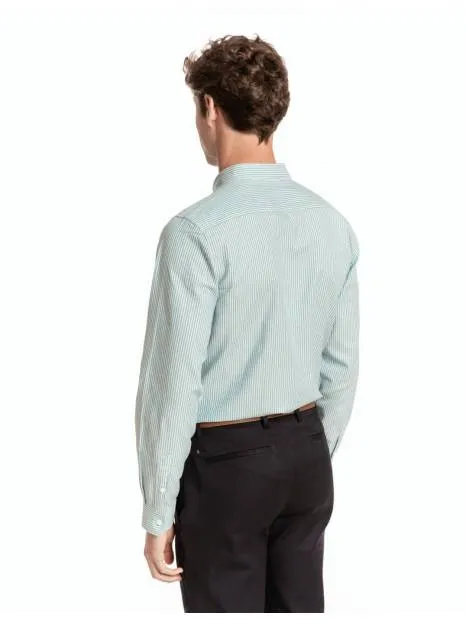 CAMISA BOTÓN OXFORD MINIRAYA