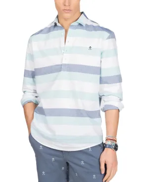 Camisa polera Harper&Neyer Santa monica azul rayas de hombre