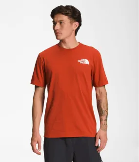 Camiseta Box Nse Tee Manga Corta Naranja Hombre The North Face