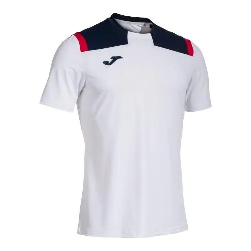 CAMISETA MANGA CORTA JOMA TOLEDO BLANCO MARINO 103735.203