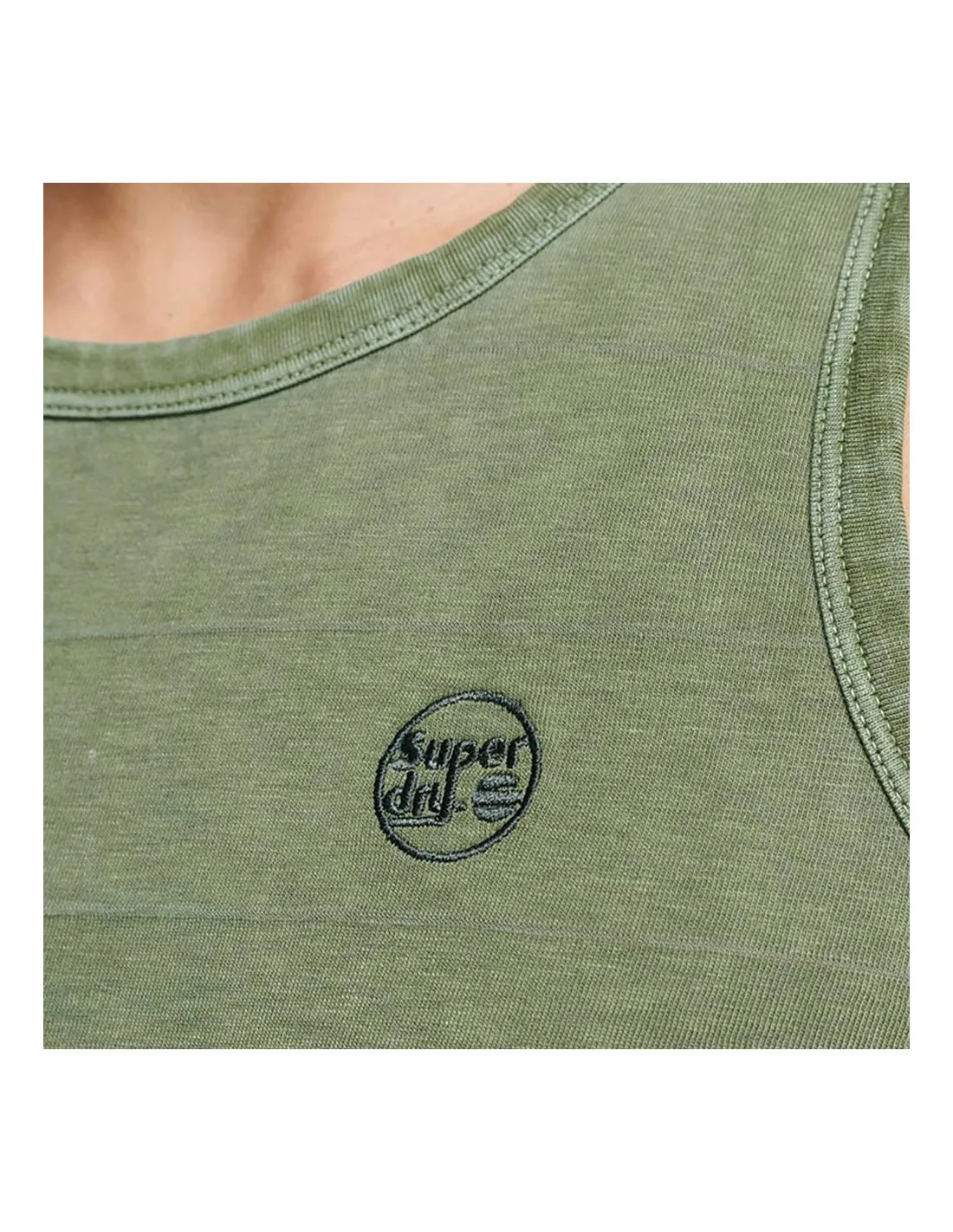 Camiseta sin mangas Vintage Logo texture de Superdry