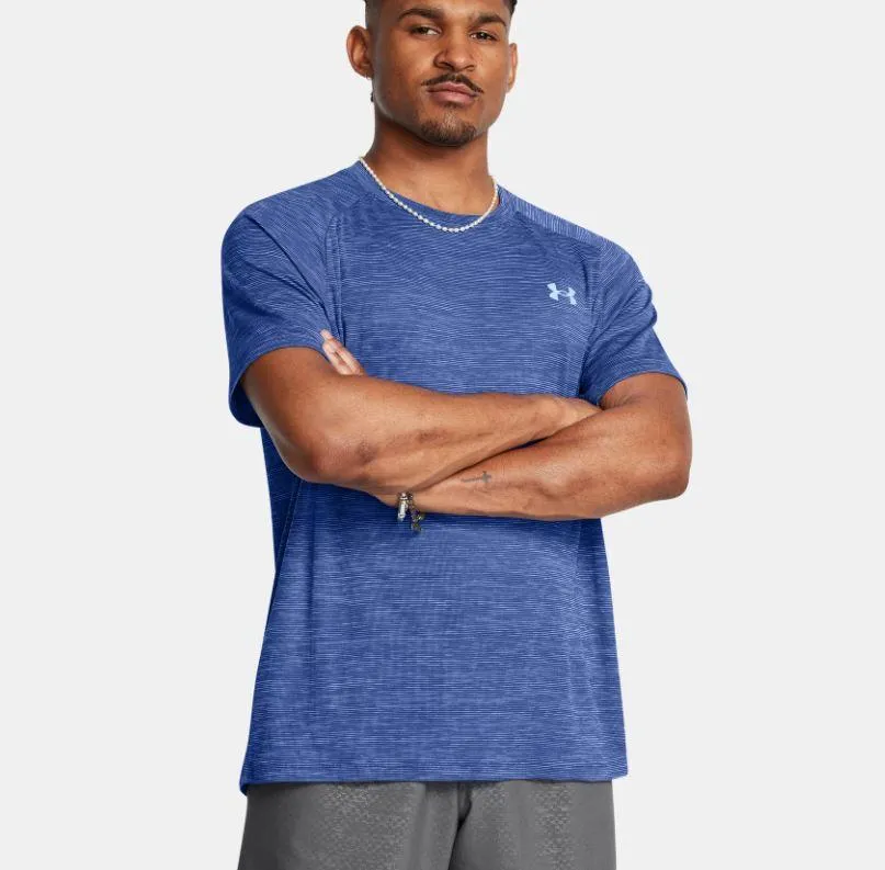 Camiseta Under Armour Tech Textured SS Azul