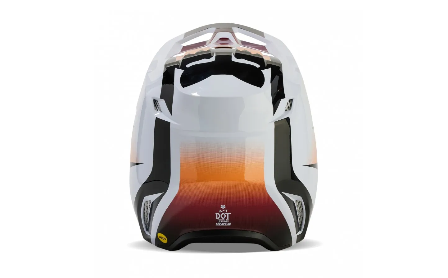 Casco Fox V1 Flora Blanco Negro |31372-058|