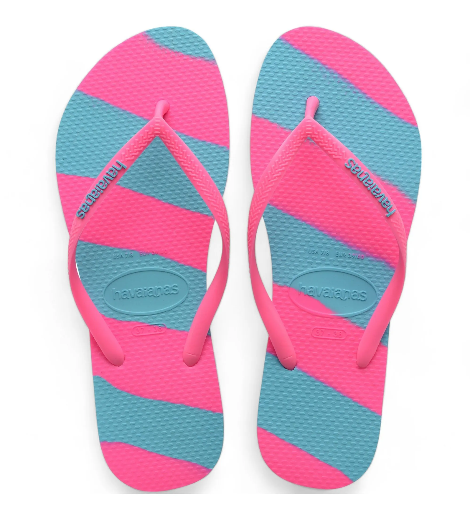 Chanclas Slim Color Fun rosa, azul