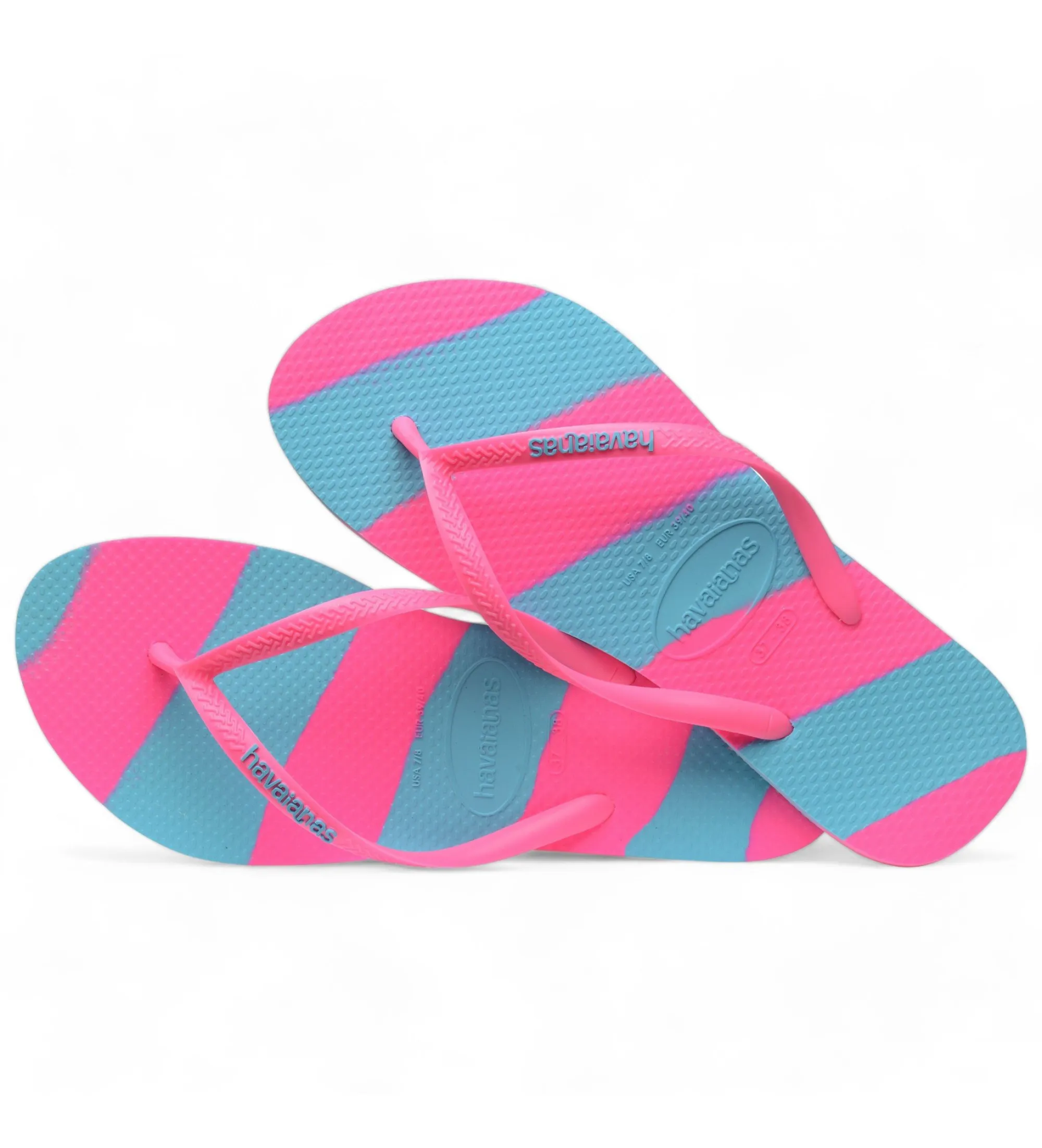 Chanclas Slim Color Fun rosa, azul