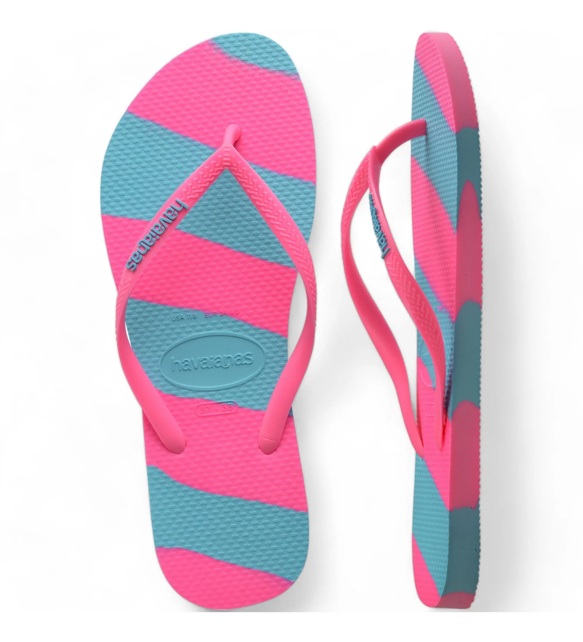 Chanclas Slim Color Fun rosa, azul