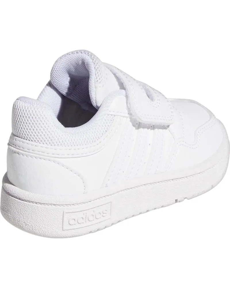 Deportivas ADIDAS  de Niña y Niño ZAPATILLAS BEBE HOOPS  BLANCO