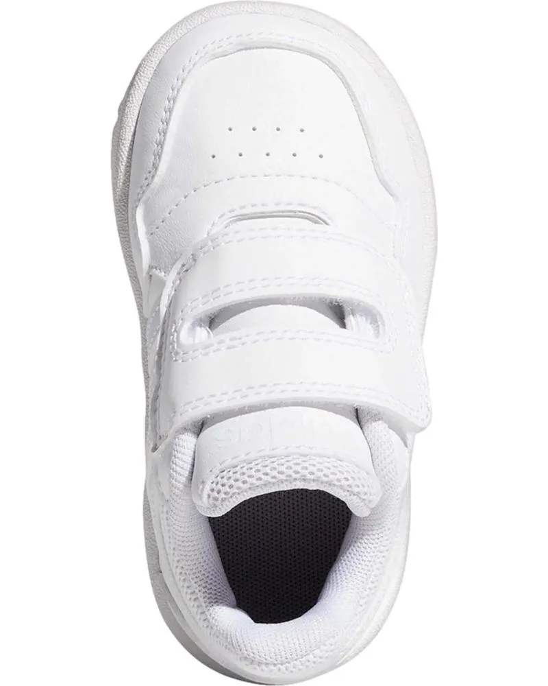 Deportivas ADIDAS  de Niña y Niño ZAPATILLAS BEBE HOOPS  BLANCO