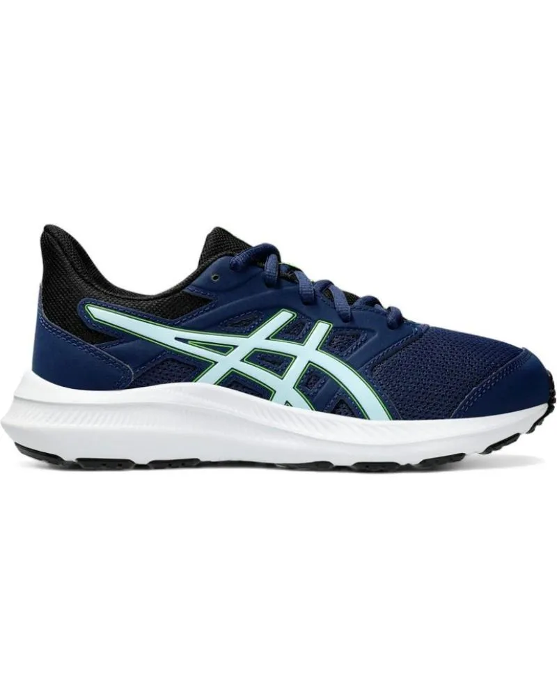 Deportivas ASICS  de Mujer y Niño ZAPATILLAS JOLT 4 GS EXPANSE GRIS COOL 1014A300-405 RUN  AZUL