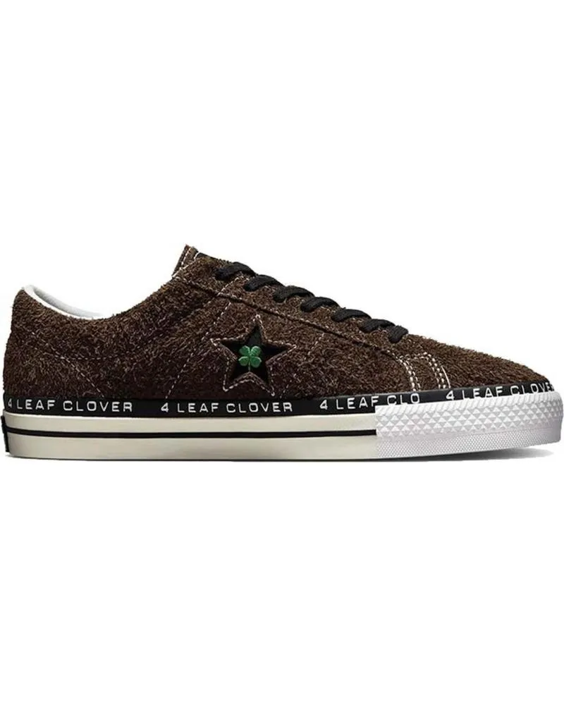 Deportivas CONVERSE  de Mujer y Hombre y Niño ZAPATILLAS SNEAKERS X PATTA FOUR-LEAF CLOVER ONE STAR PRO PA  NEGRO