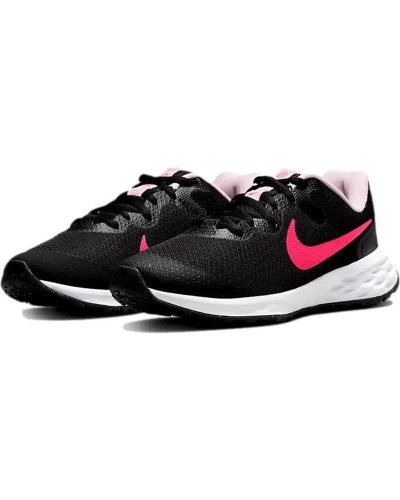 Deportivas de Mujer y Niña NIKE ZAPATILLAS REVOLUTION 6 NN DD1096 NEGRO