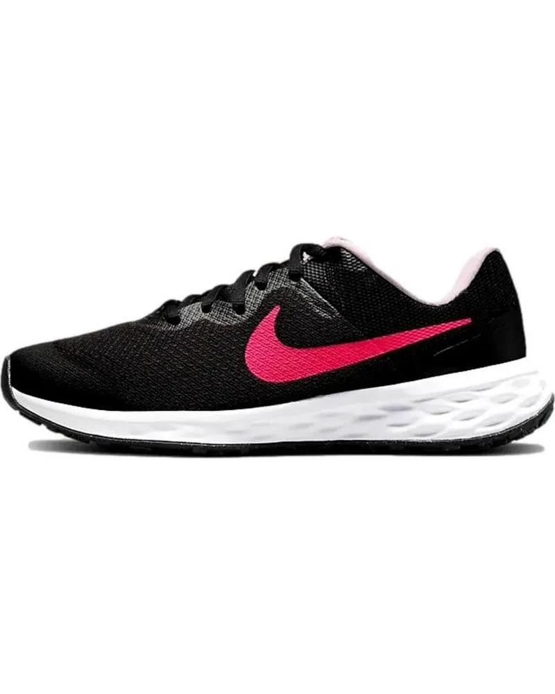 Deportivas de Mujer y Niña NIKE ZAPATILLAS REVOLUTION 6 NN DD1096 NEGRO