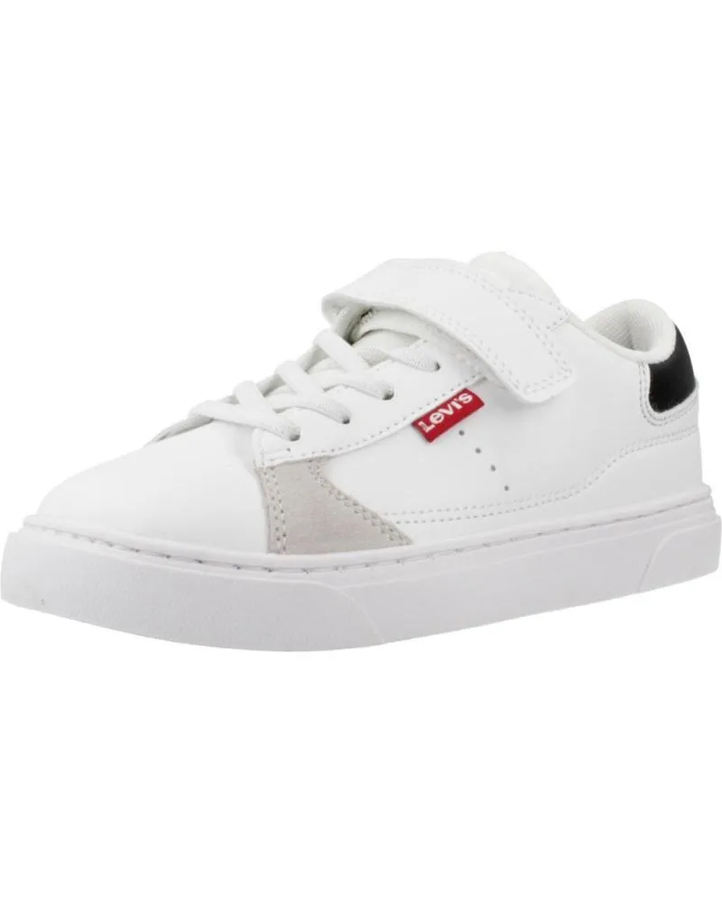 Deportivas LEVIS  de Niña y Niño ZAPATILLAS NINO MODELO BRYSON COLOR BLANCO  0062WHTBLC