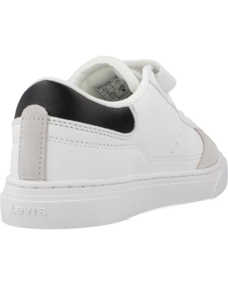 Deportivas LEVIS  de Niña y Niño ZAPATILLAS NINO MODELO BRYSON COLOR BLANCO  0062WHTBLC