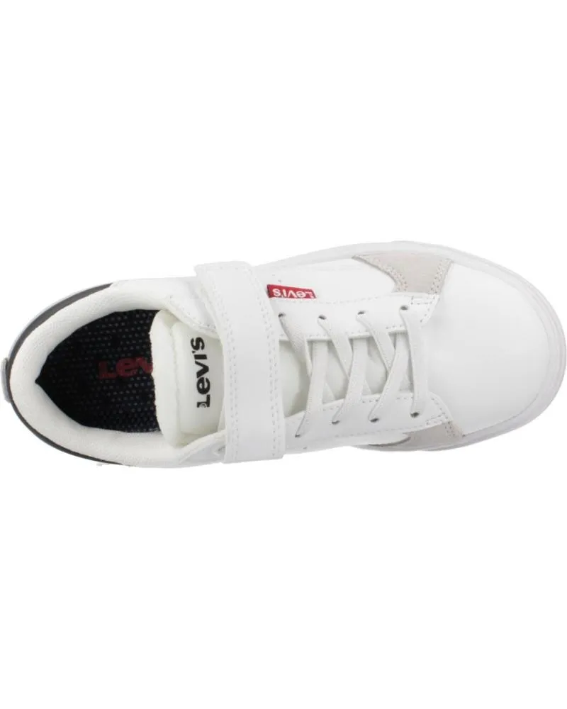 Deportivas LEVIS  de Niña y Niño ZAPATILLAS NINO MODELO BRYSON COLOR BLANCO  0062WHTBLC