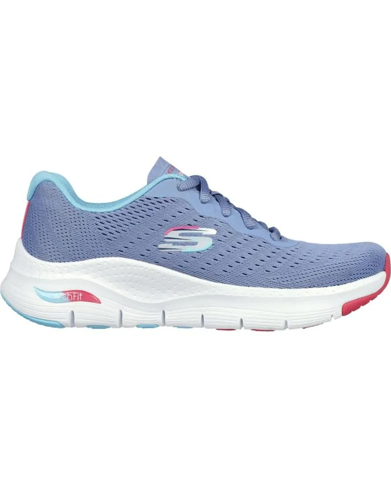 Deportivas SKECHERS  de Mujer y Niña ZAPATILLAS ARCH FIT INFINITY COOL MUJER 149722  AZUL