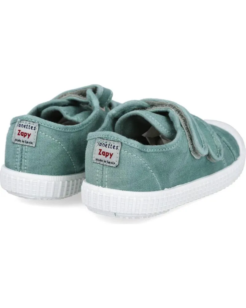 Deportivas ZAPY  de Niño N30381 ZAPATILLAS LONA NINO  VERDE SAVIA