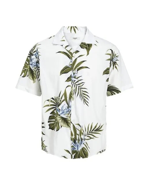 Jack & Jones Camisa Jwhtropic Resort Shirt S/S Relax S24