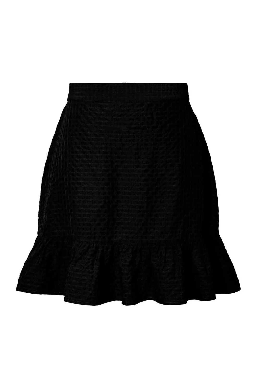 Minifalda volante Pcandrea negro