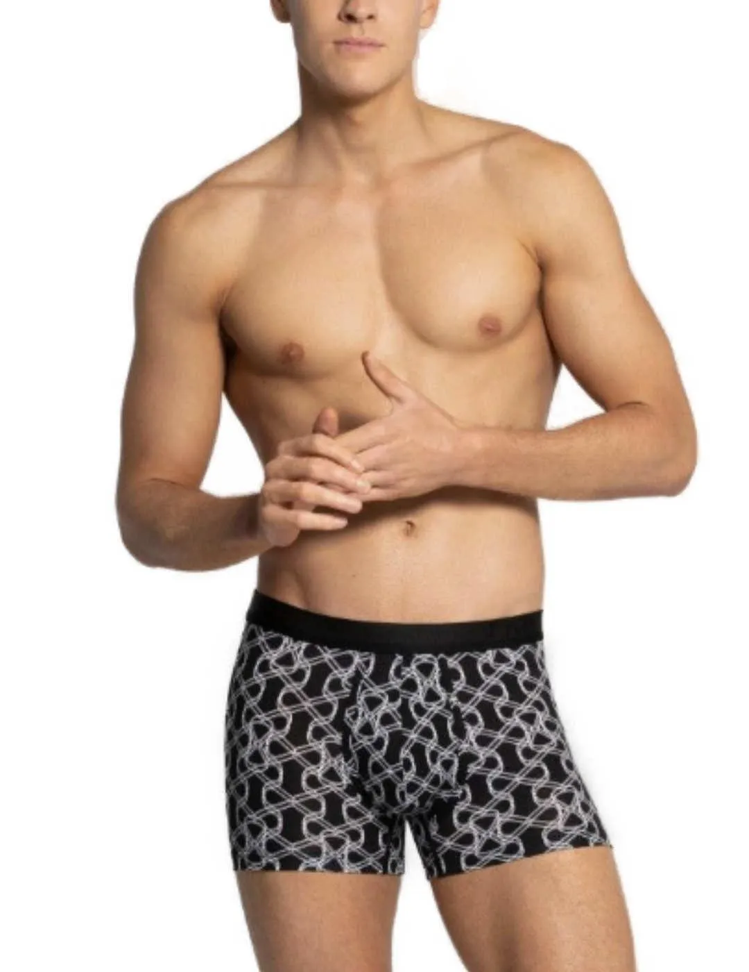 Pack2 íntimo boxer Impetus negro/gráfico para hombre