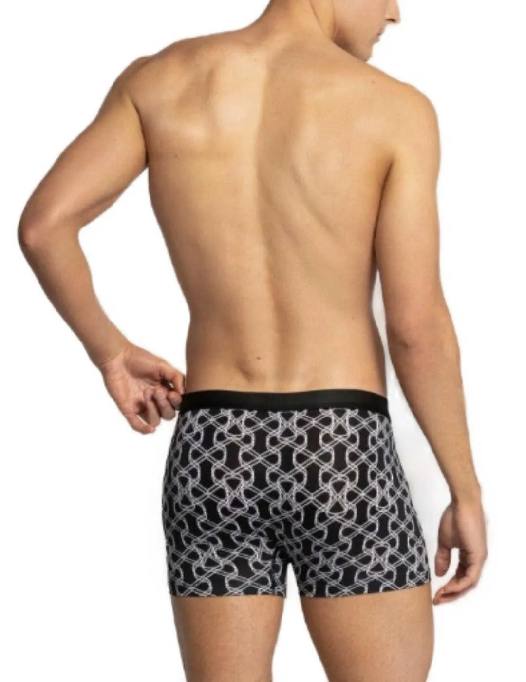 Pack2 íntimo boxer Impetus negro/gráfico para hombre