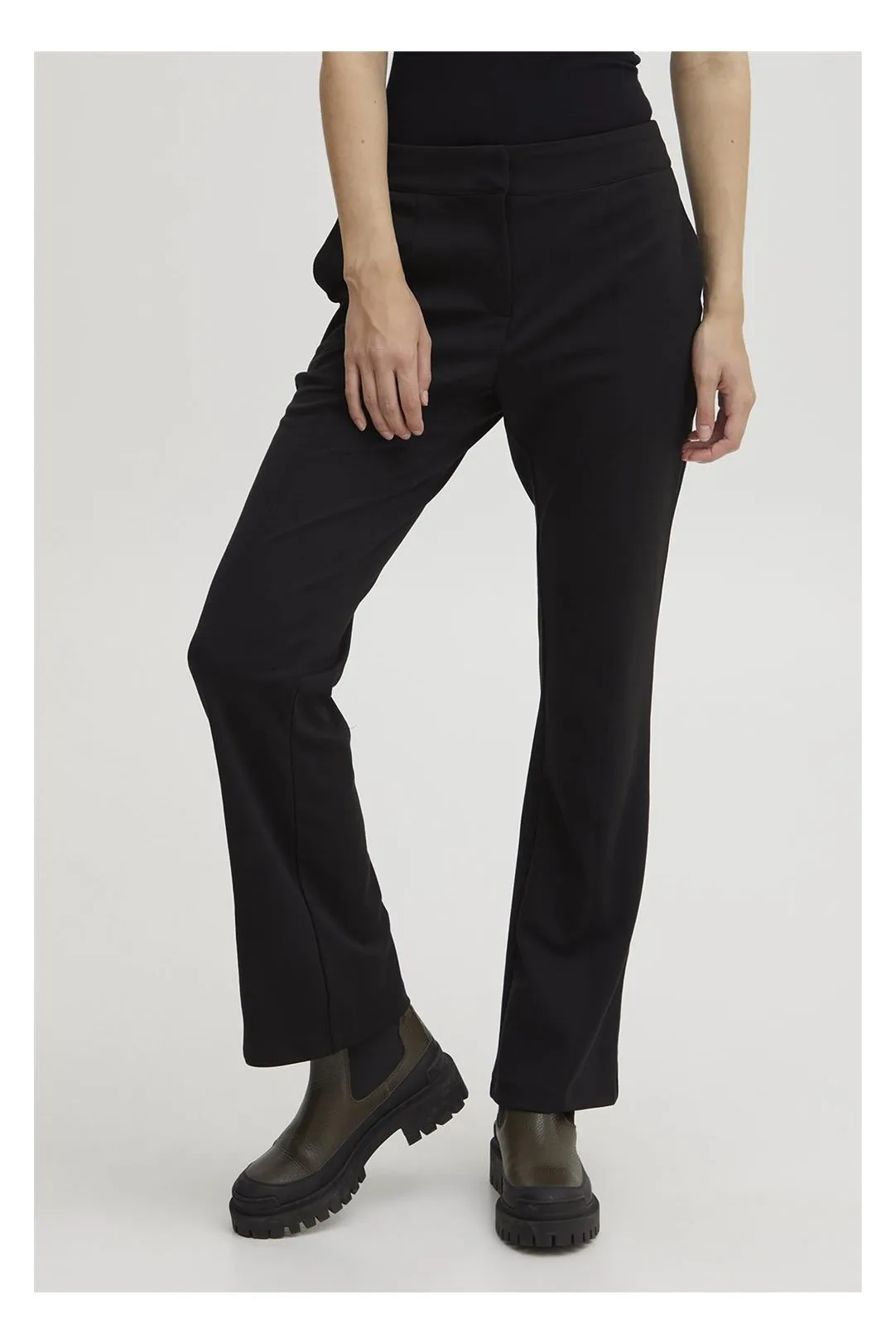 PANTALON FLARE IHSIMONSE NEGRO