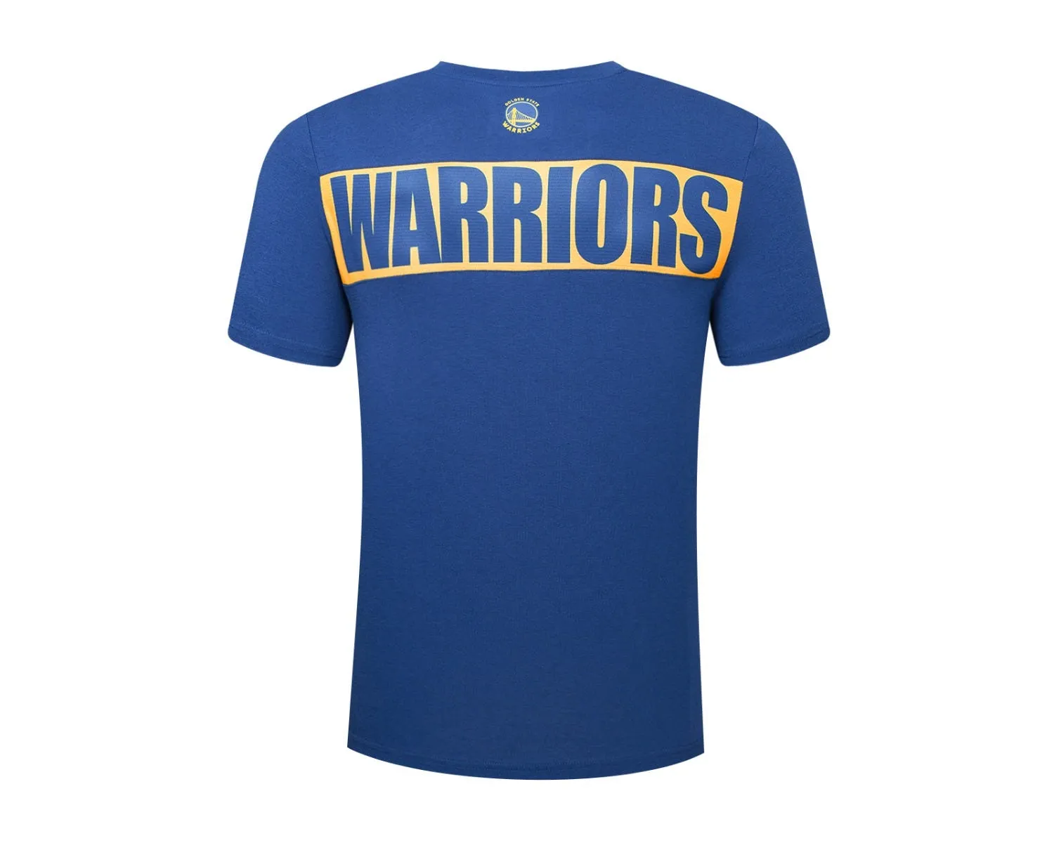 Polera Básquetbol Hombre NBA Golden State Warriors Azul/Amarillo