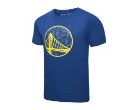 Polera Básquetbol Hombre NBA Golden State Warriors Azul/Amarillo