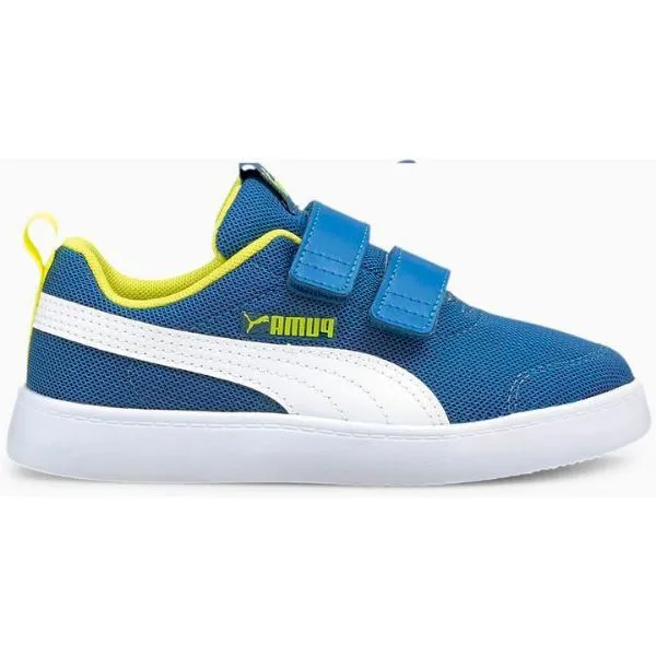 PUMA Courtflex v2 Mesh V PS. 371758 07. Star Sapphire-white