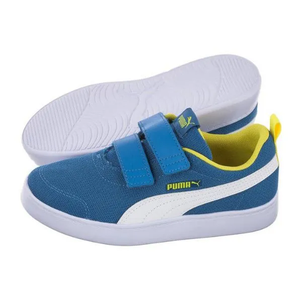 PUMA Courtflex v2 Mesh V PS. 371758 07. Star Sapphire-white