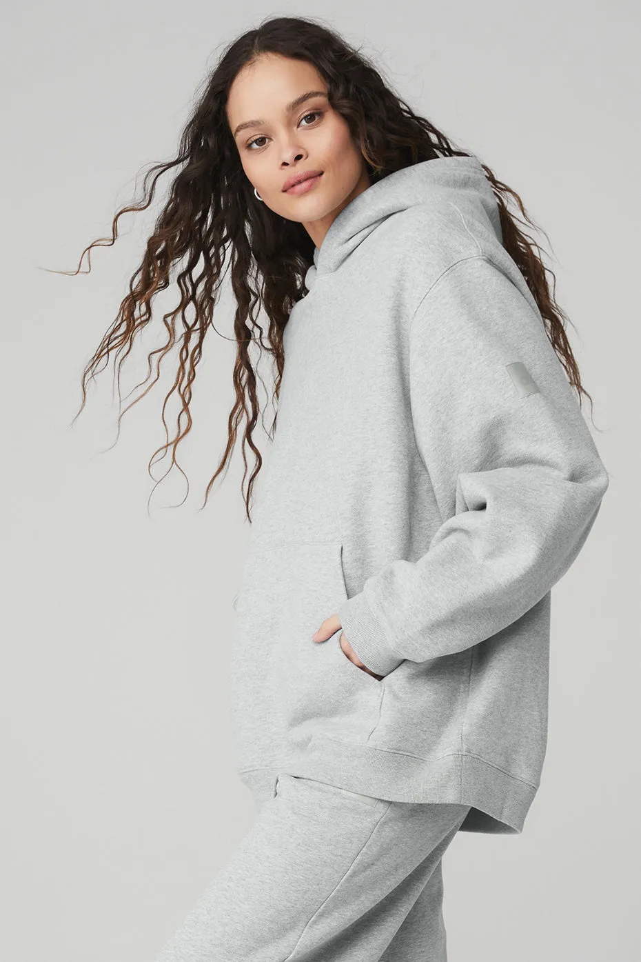 Renown Heavy Weight Hoodie - Athletic Heather Grey