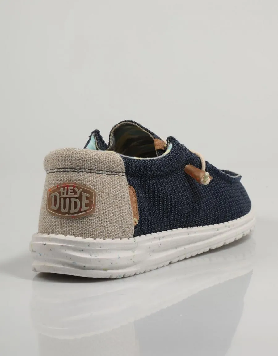  sapatos sport DUDE Wally en Azul marinho 82113