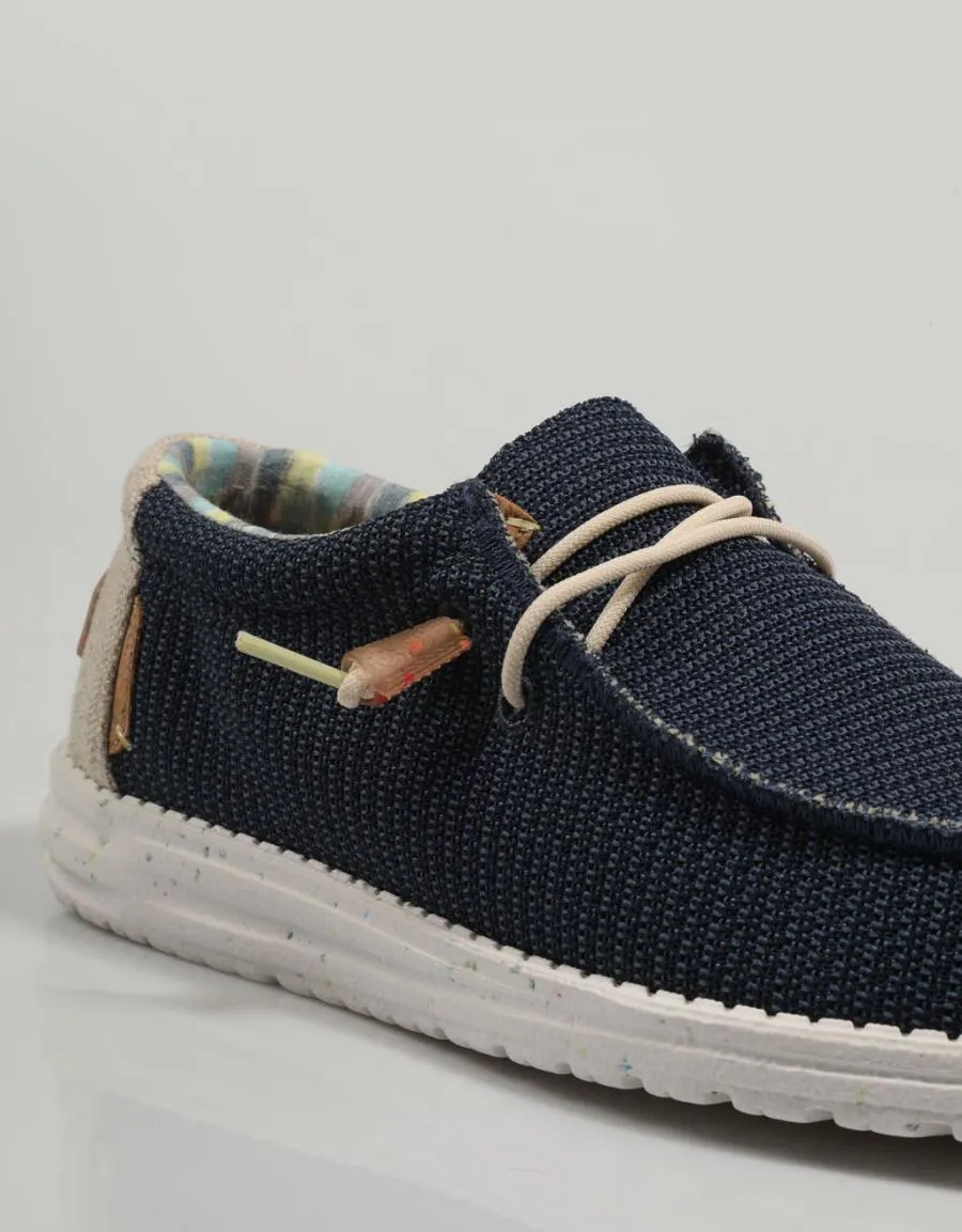  sapatos sport DUDE Wally en Azul marinho 82113