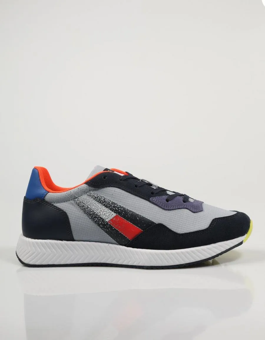  sneakers TOMMY HILFIGER Track Cleat Mix Runner en Multi colour 77534