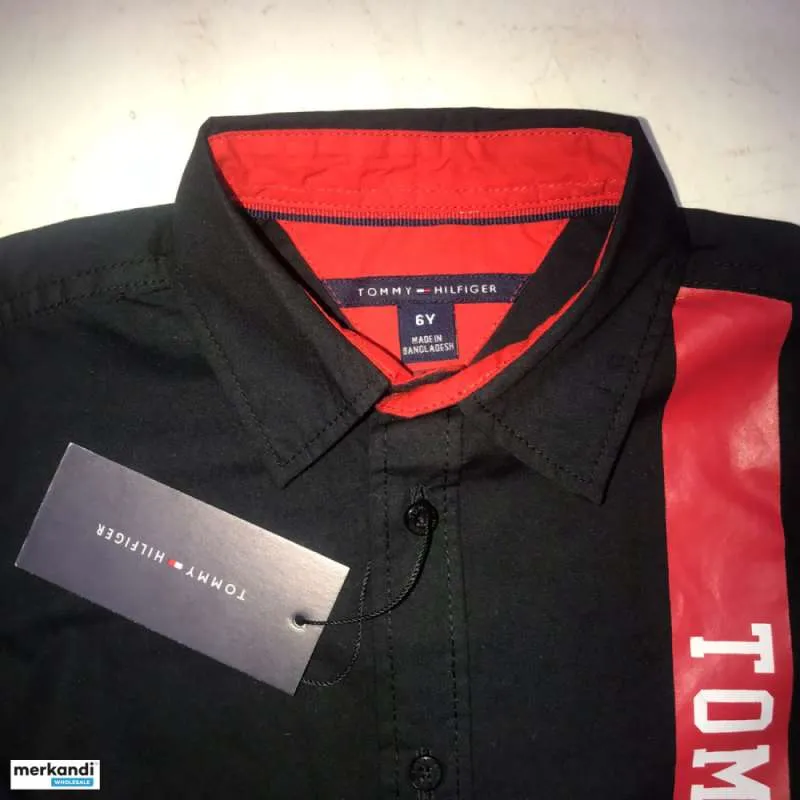 Tommy Hilfiger- BOYS Woven L/S Shirts- ofertas de acciones descuentos en venta.