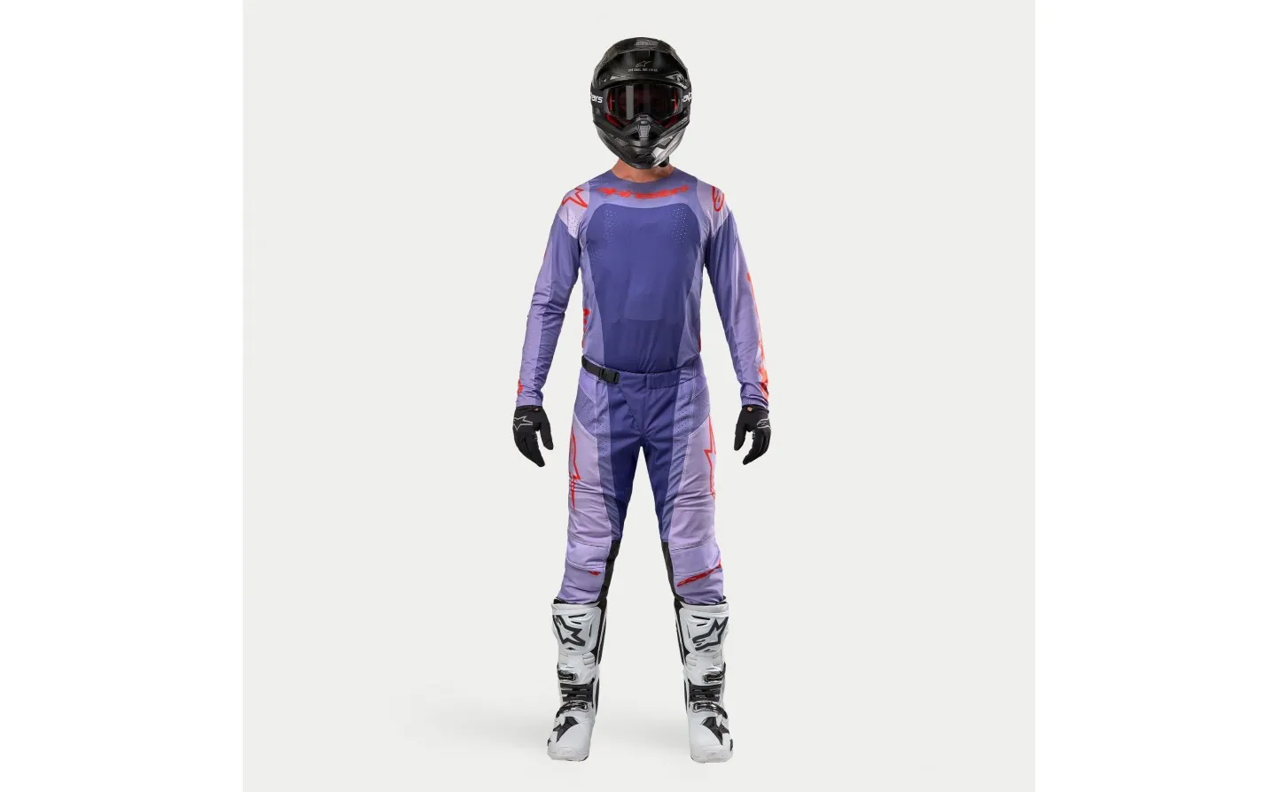 Traje Alpinestars Techstar Ocuri Purpura Naranja