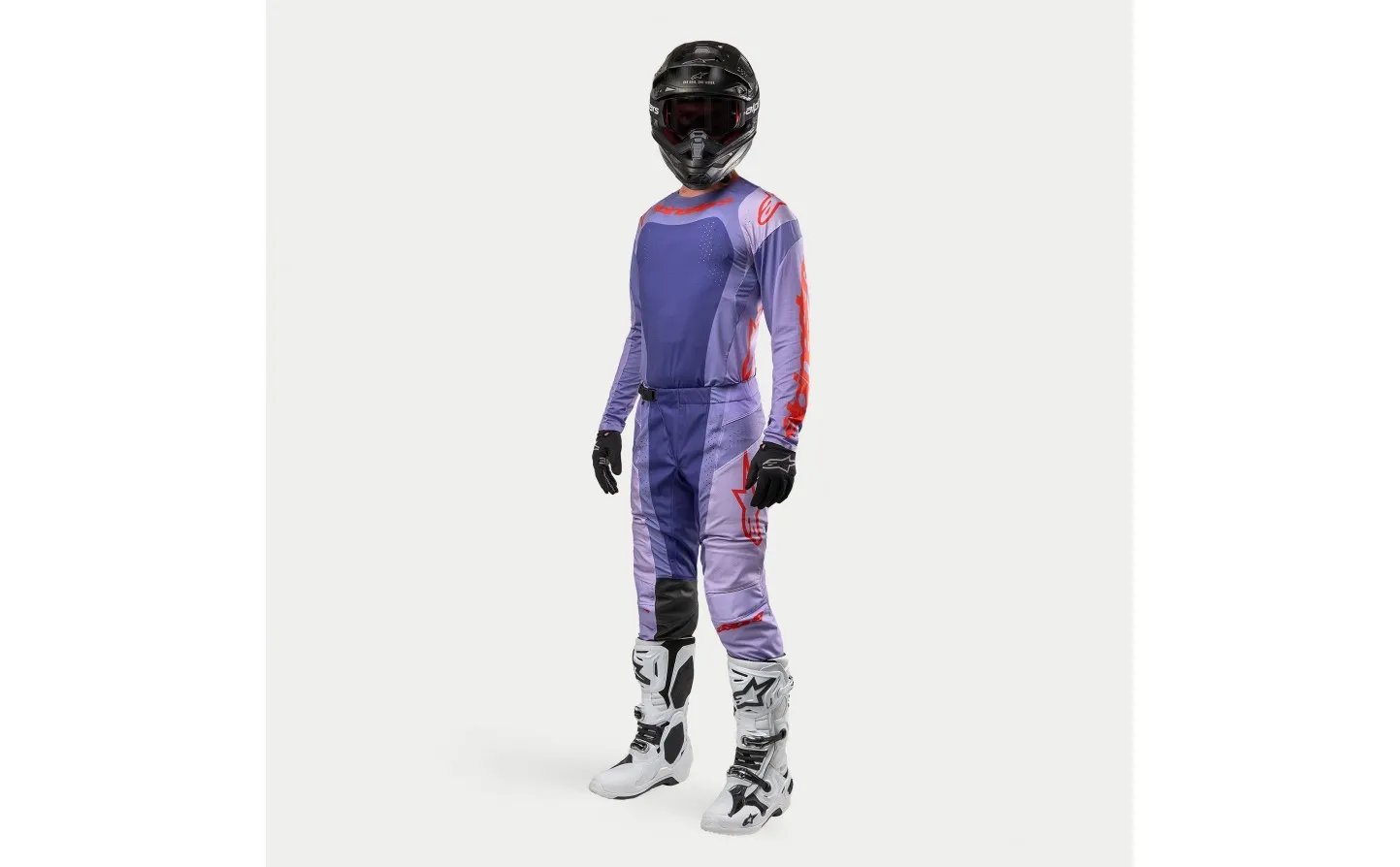 Traje Alpinestars Techstar Ocuri Purpura Naranja