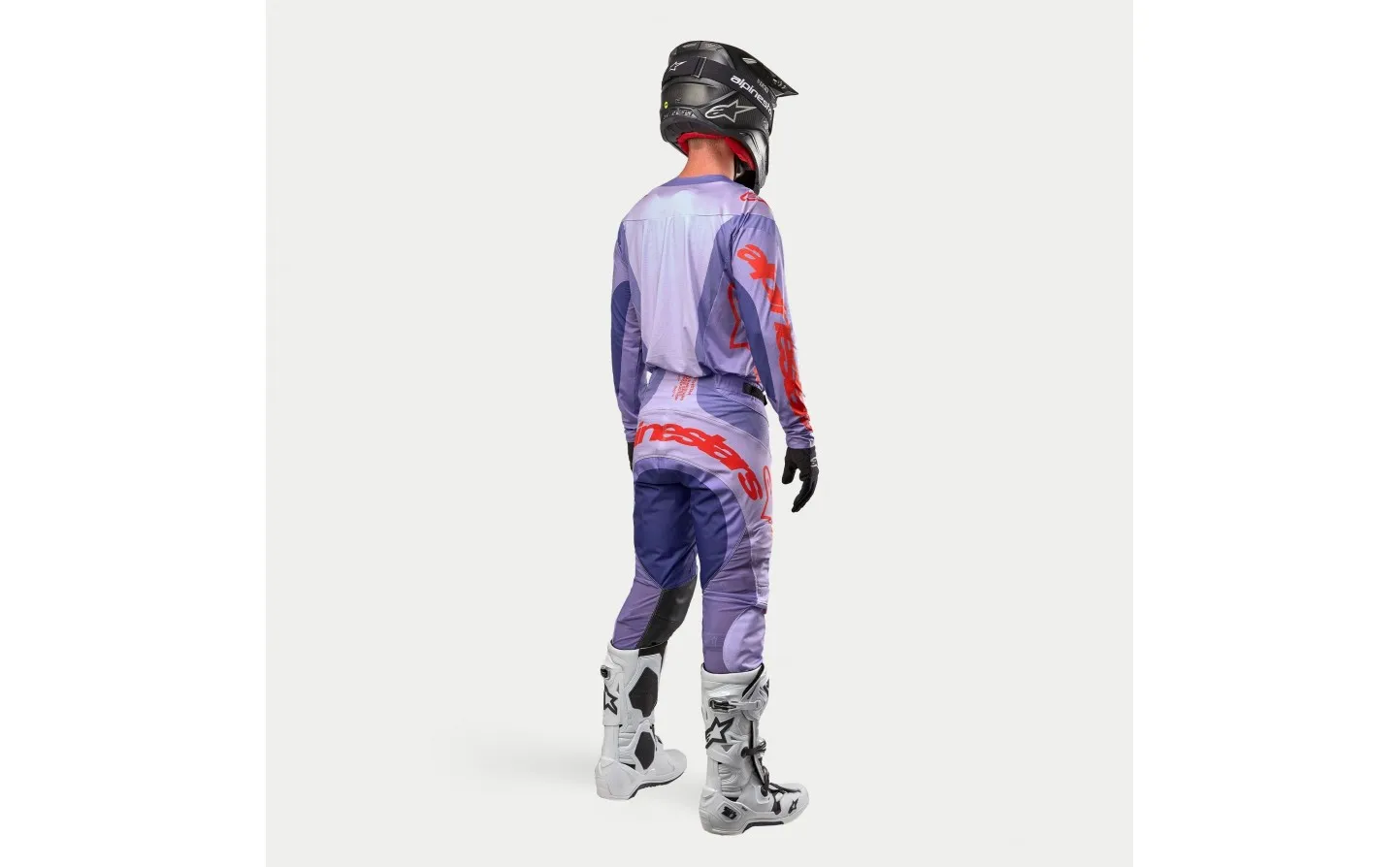 Traje Alpinestars Techstar Ocuri Purpura Naranja