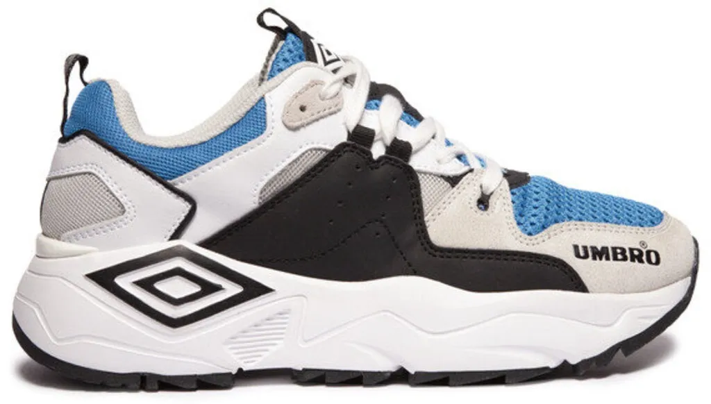 Umbro Run Weiß / Blau / Schwarzer Sneaker