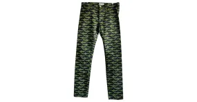 Versace For H&M Pantalones Negro Verde Verde oscuro 