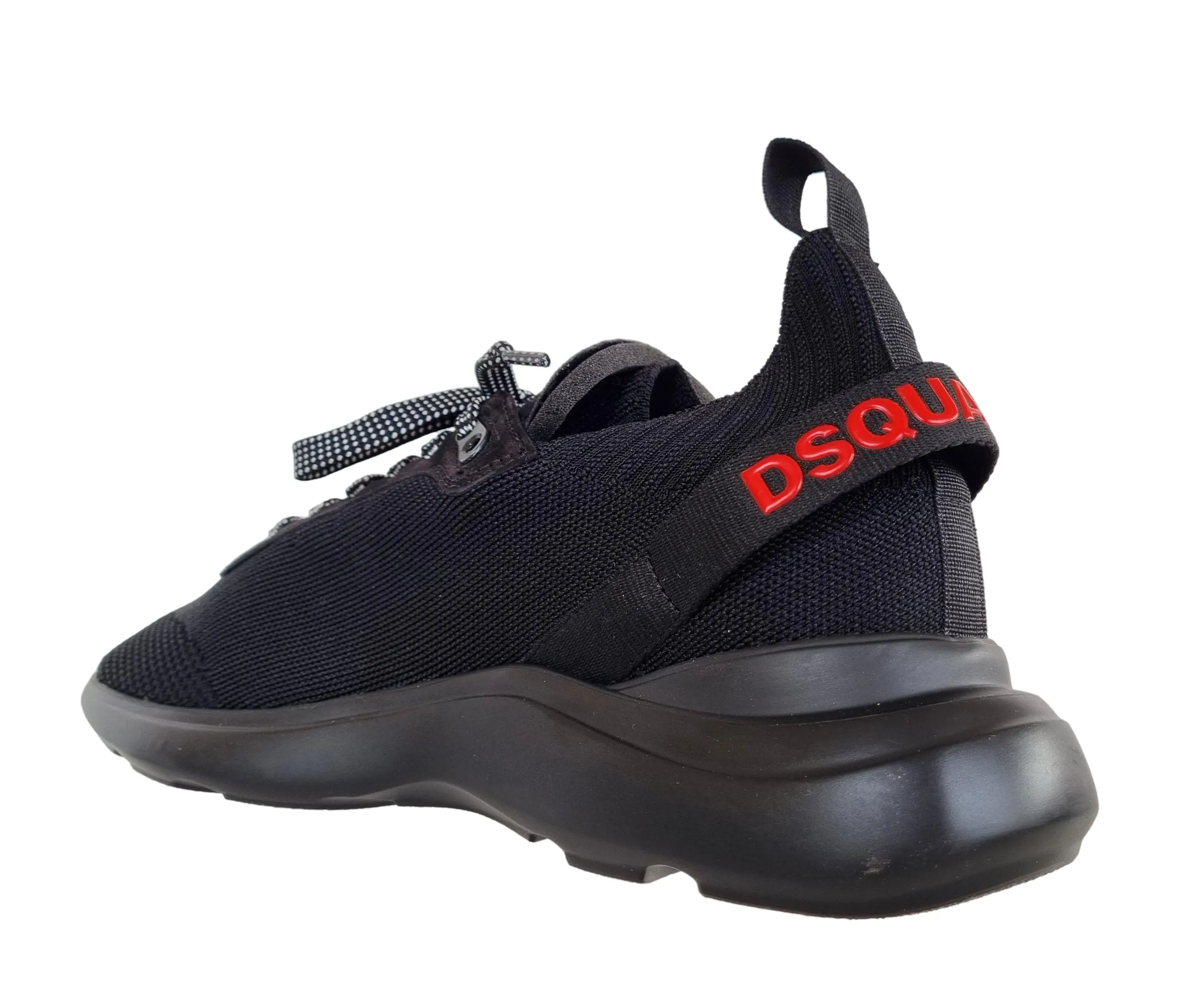 Zapatillas deportivas de hombre DSQUARED2 FLY SNM02865 M436 negro-rojo