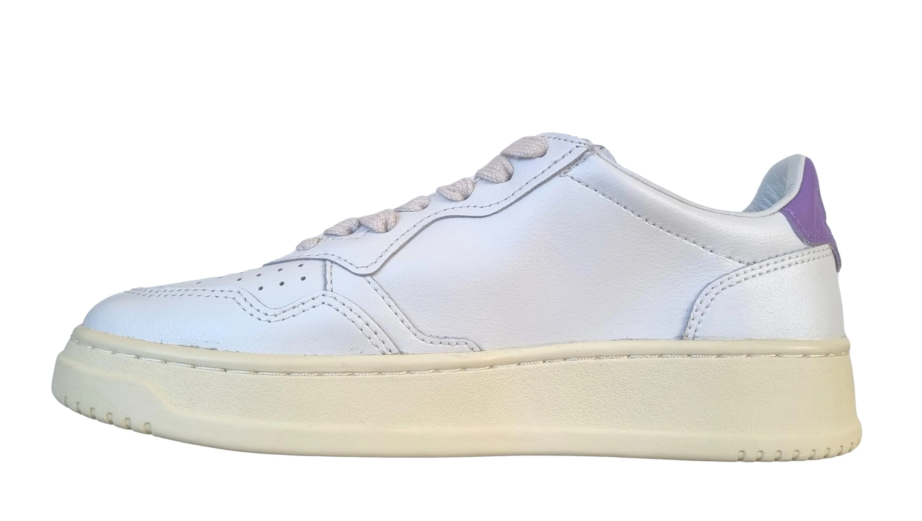 Zapatillas deportivas de mujer AUTRY en piel AULW LL59 blanco lila