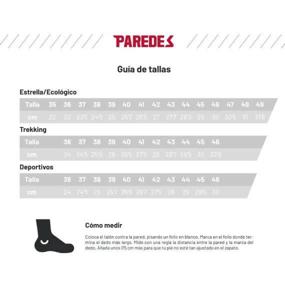 Zapatillas Deportivas Paredes Ecológico Serraje Velcro Unisex